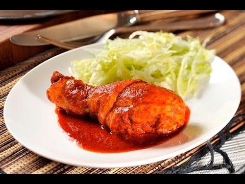 Pollo enchilado - Spicy Chicken Recipe - UCvg_5WAbGznrT5qMZjaXFGA