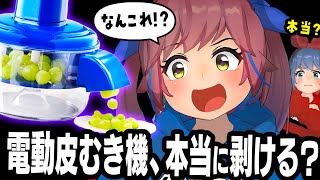 【怪しい】中華家電の全自動フルーツ皮むき機は、本当に皮を剥いてくれるのか？