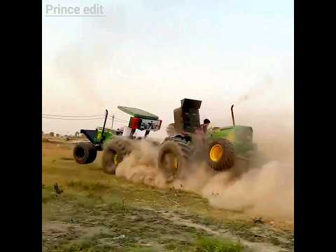 5210 Vs 5050 D full power Khatarnak Mukabala 🚜💪 #full power tochan # modified tractor #short #edit