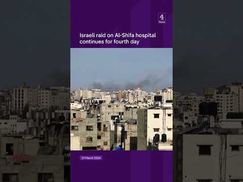 Israel raid on Gaza hospital continues