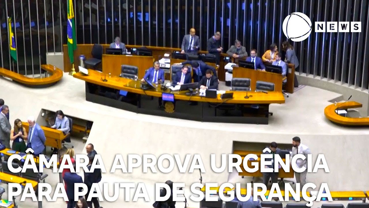 Câmara aprova urgência para projetos da pauta de segurança