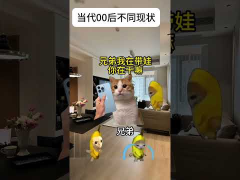 猫の動画サムネイル - 当代00后不同现状 #有趣 #猫meme #猫meme剧场 #内容过于真实  #故事 #貓 #猫猫meme小剧场 #喵不可言