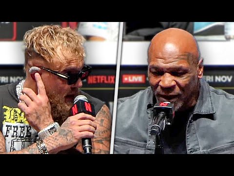 ‘HE SAYS HE’S GONNA KILL ME!’ – Mike Tyson vs Jake Paul press conference