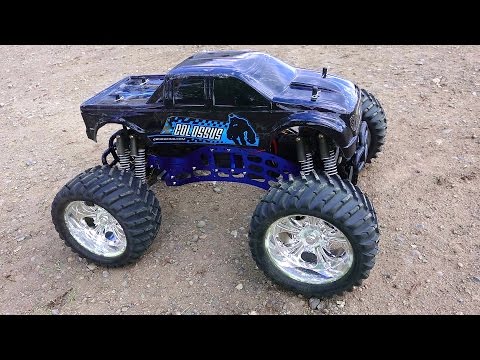 RC ADVENTURES - SUPERMAN RAMP - CEN GSTE Colossus 4x4 Monster Truck takes flight - UCxcjVHL-2o3D6Q9esu05a1Q