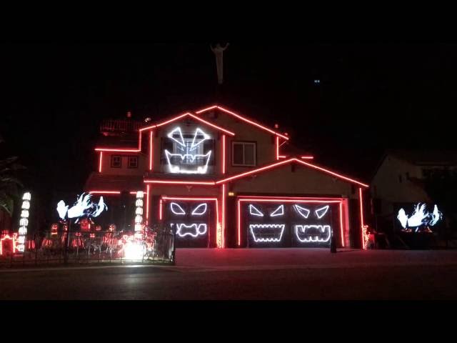A House with Halloween Lights and Music is a Must-Have