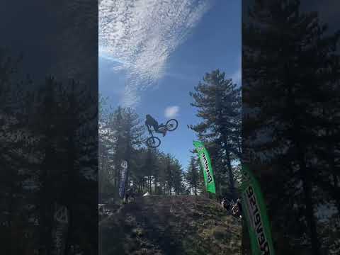 Nano Lavergne going sideways on big jumps. Nano Lavergne going sideways on big jumps.