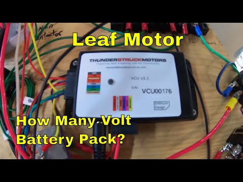 Powering the Nissan Leaf Motor from Batteries - How many volts?!