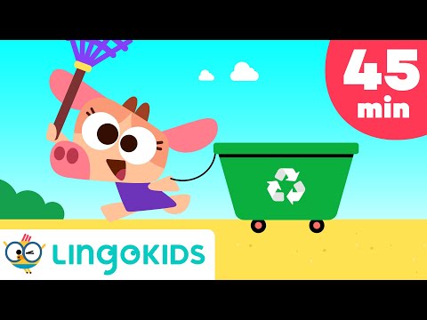 Pick It Up Song! ♻️🎶 + More NATURE SONGS FOR KIDS 🌍| Lingokids