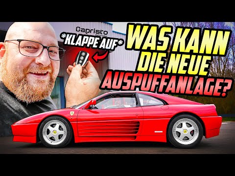 HÖLLISCH LAUT oder PERFEKT abgestimmt? - Ferrari 348 TS - Was kann die CAPRISTO Klappenabgasanlage?