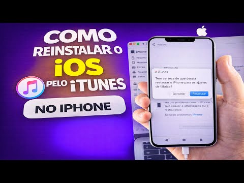 COMO REINSTALAR O IOS PELO ITUNES NO IPHONE