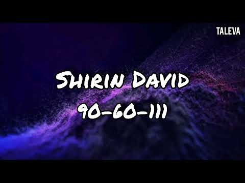 Shirin David - 90-60-111 (Lyric Video)