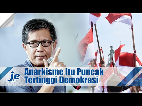 Rocky Gerung Depan Para Jendral Polisi: Anarkisme Itu Puncak Tertinggi Demokrasi!!