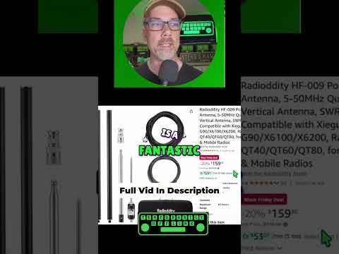 HF Radio Antenna: Easy Setup and Multiple Bands! #shorts