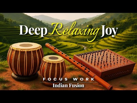 Joyful Flowstate – Bansuri, Santoor & Tabla – Lighthearted Fusion – Deep Work Music