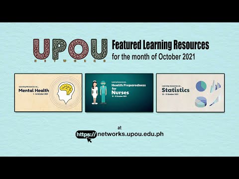 Featured Learning Resources for October 2021