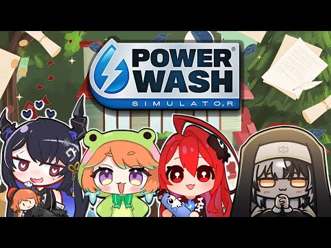 Yapping and Cleaning with the Girlfriend's Wives【Powerwash Simulator】