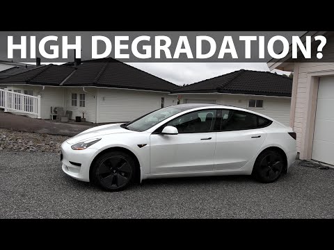 Tesla Model 3 SR+ LFP degradation test after 60k km