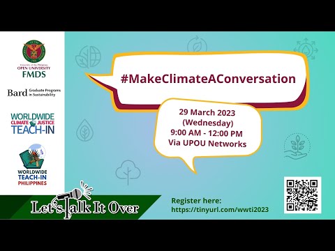 Let’s Talk It Over: #MakeClimateAConversation