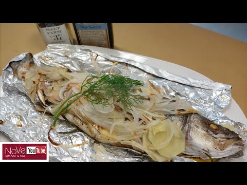 Foil-Baked (包み焼き) Mediterranean Seabass - Japanese Inspired - UCbULqc7U1mCHiVSCIkwEpxw