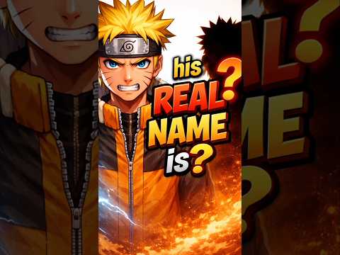 Naruto wasn't his real name 🔥 #naruto #narutoshippuden #kakashi #itachi #anime #sasuke #akatsuki
