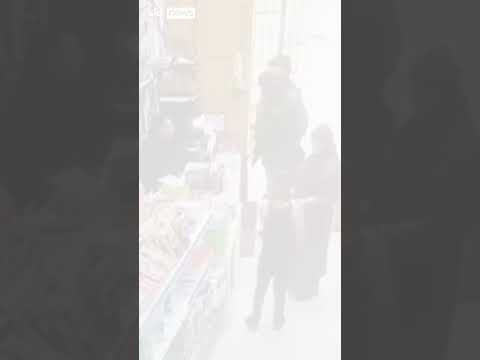 Israeli soldier assaulting Palestinian child in West Bank
