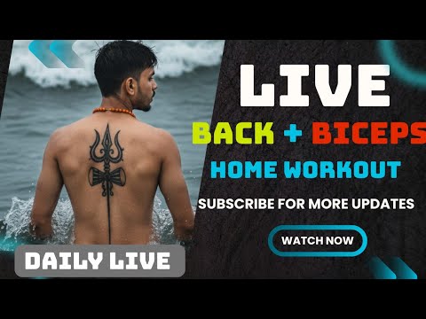 💪 Back + Biceps Live Special | Power Pump Workout | SurajFlexon Live