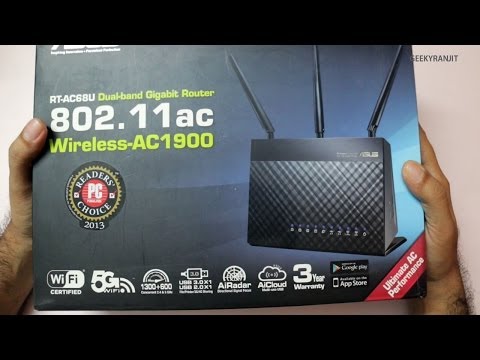 Asus RT-AC68U High End Dual band AC WiFi Router Unboxing - UCO2WJZKQoDW4Te6NHx4KfTg