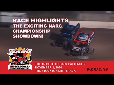 RACE HIGHLIGHTS:  NARC SPRINT CARS @ THE STOCKTON DIRT TRACK - NOVEMBER 2, 2024 - dirt track racing video image