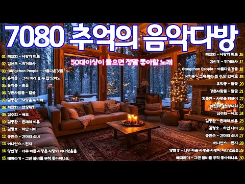 일할때 듣기좋은 노래🎵️7080 통기타 포크송🎻️50대이상이 들으면 기분좋아지는 7080노래모음