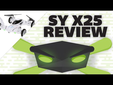 SY X25 FLYING RC CAR DRONE REVIEW WITH FLIGHT - UCrnB6ZMrvEgOIOcARehRqQg