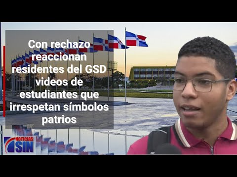Con rechazo reaccionan residentes Gran Santo Domingo videos de estudiantes que irrespetan la patria