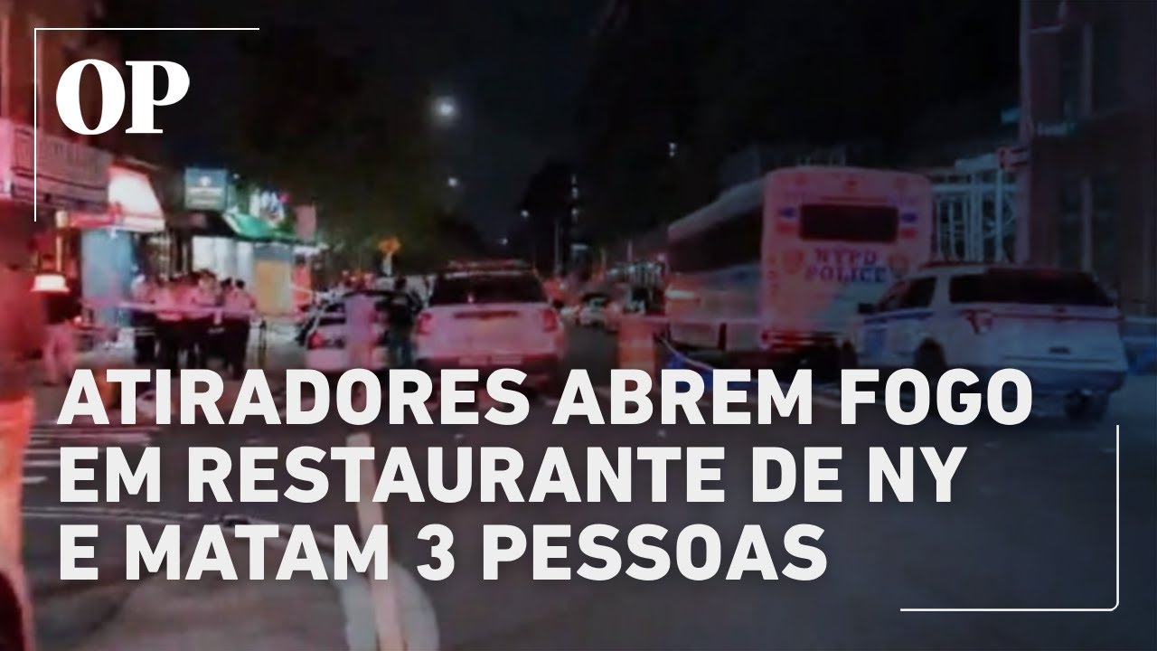 Tiroteio em restaurante de Nova York deixa ao menos 3 mortos e 8 feridos