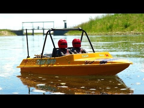 RC ADVENTURES - Modified "Tear Into" Jet Boat (My 1st RC Jet boat run, EVER!) - UCxcjVHL-2o3D6Q9esu05a1Q