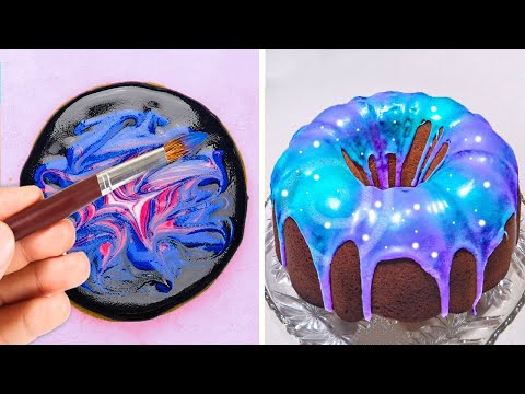 28 COSMIC DESSERT RECIPES YOU'LL BE CRAZY ABOUT! || Cookies art design and decor ideas