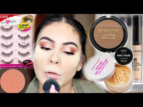 DRUGSTORE MAKEUP TUTORIAL FOR BEGINNERS USING AFFORDABLE MAKEUP BRUSHES: TIPS & TRICKS | JuicyJas - UCqTR5f7YkGro3cPv23SqcqQ