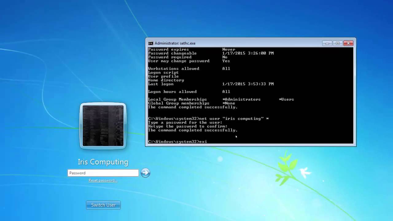 windows 10 reset pc command line