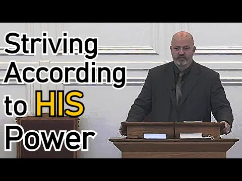 You and Your Local Church - Pastor Patrick Hines Sermon (Colossians 1:29, 1 Peter 4:8)