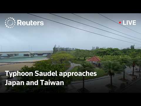 LIVE: Typhoon Saudel approaches Okinawa