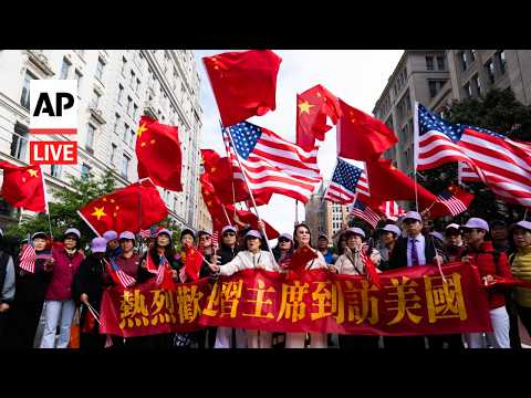 LIVE: Protest in Washington as Trump meets with China’s Xi Jinping