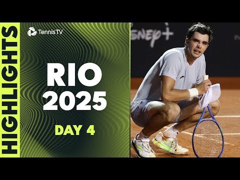 Faria Locks Horns with Munar; Etcheverry, Cerundolo in Action | Rio Open 2025 Day 4 Highlights