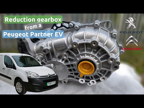 Look at the reduction gearbox in a Peugeot Partner/Citroen Berlingo 22kWh electric van