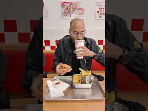 30€ pour un burger halal chez Five Guys ça vaut le coup ? #degustation #food