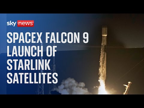 SpaceX Falcon 9 launch of 21 Starlink satellites