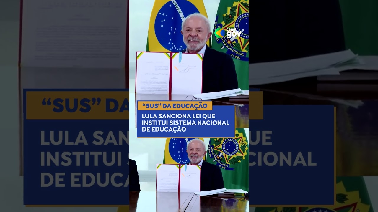 Lula sanciona lei que institui Sistema Nacional de Educação