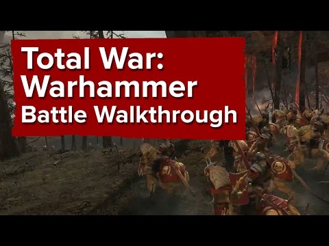 Total War: Warhammer Trailer - Battle of Black Fire Pass Walkthrough (Pre-Alpha Footage) - UCciKycgzURdymx-GRSY2_dA