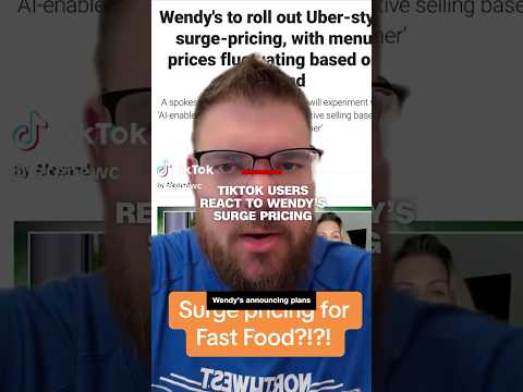 TikTok users react to Wendy's surge pricing