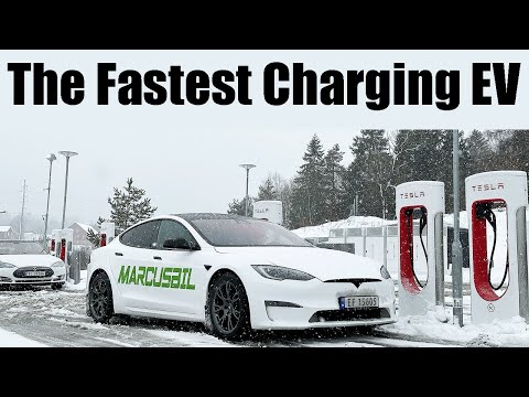 2023 Tesla Model S Charging Test At Supercharger