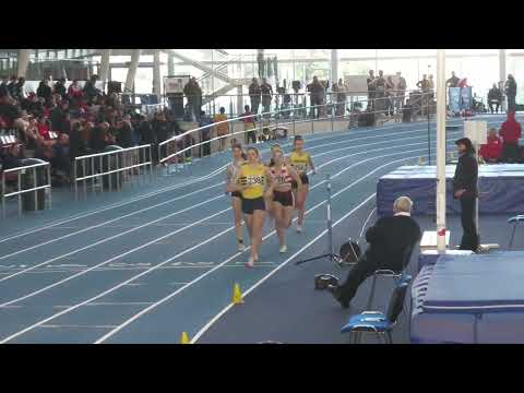 800m women race 1 London Indoor Games 22nd January 2023