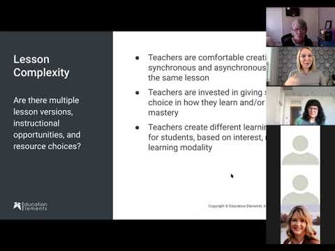 Instructional Considerations with Education Elements