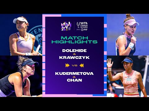 Desirae Krawczyk Caroline Dolehide vs. Hao-Ching Chan Veronika Kudermetova-Match Highlights